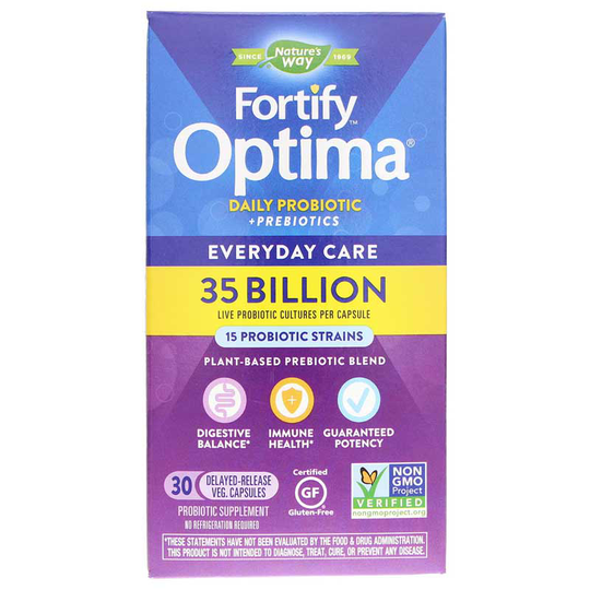 Natures Way Fortify Optima 35 Billion 30 Veg Capsules