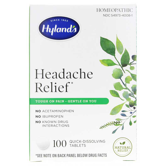 Hylands Headache Relief 100 Tablets