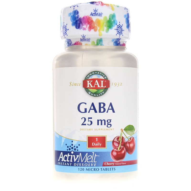 Kal Gaba 25 Mg ActivMelt Cherry 120 Tablets