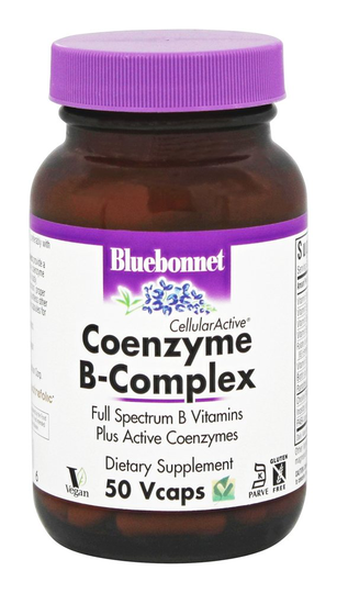 Bluebonnet Nutrition - Coenzyme B Complex - 50 Vegetarian Capsules