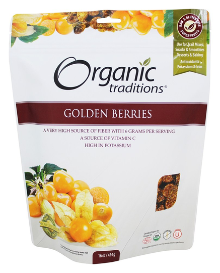 Organic Traditions - Golden Berries - 16 oz.