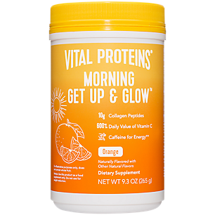 Morning Get Up & Glow Collagen Powder with Vitamin C - Orange (9.3 oz. / 20 Servings)