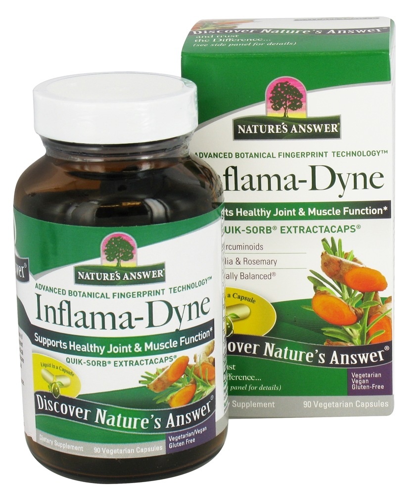 Nature's Answer - Inflama-Dyne Quick-Sorb ExtractaCaps - 90 Vegetarian Capsules