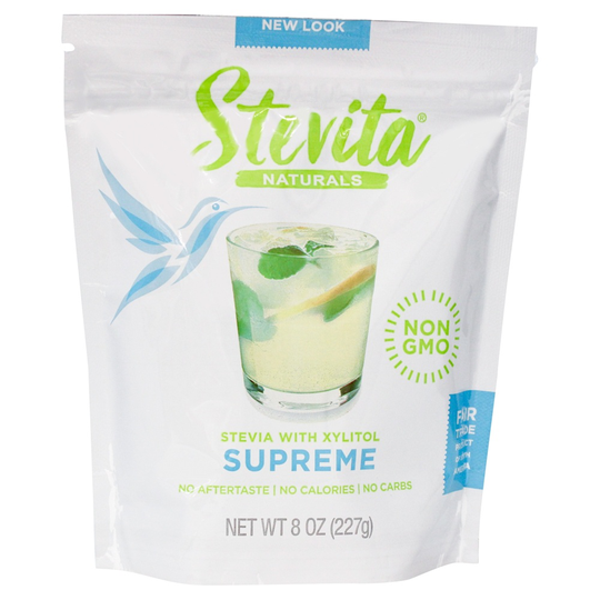 Stevita - Stevia Supreme Natural Sweetener Powder with Xylitol - 8 oz.