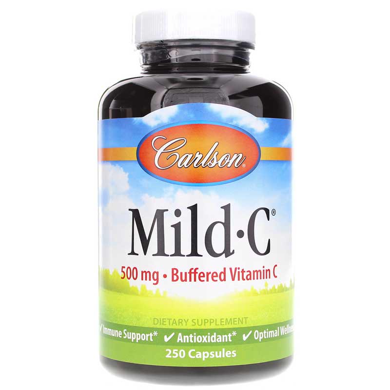 Carlson Labs Mild C 500 Mg 250 Capsules