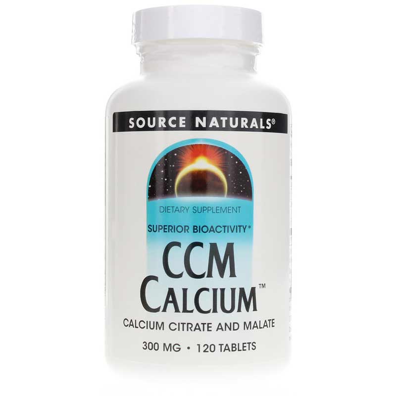 Source Naturals CCM Calcium 300 Mg 120 Tablets