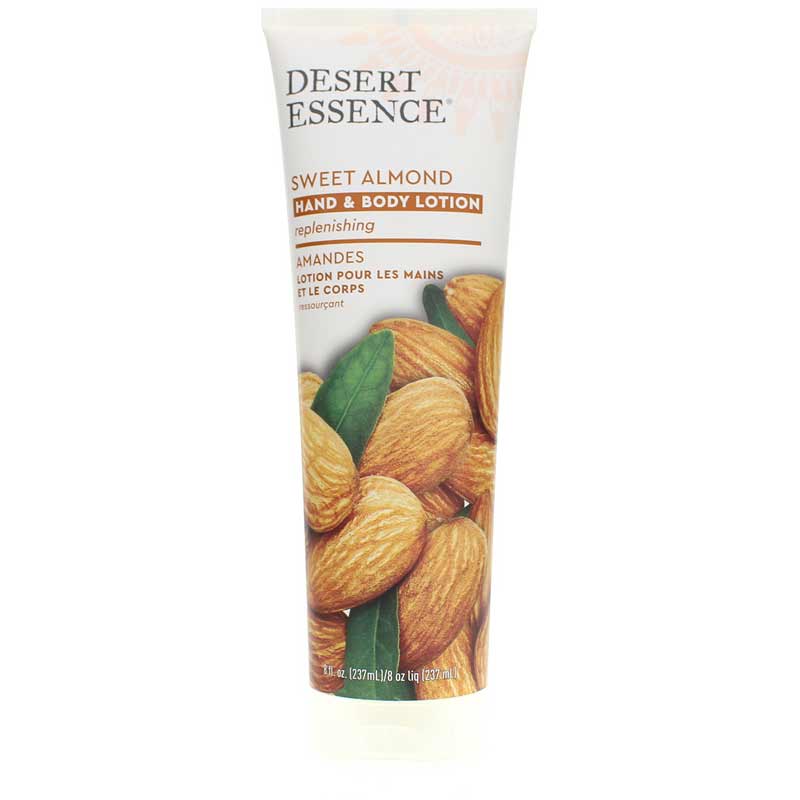 Desert Essence Hand & Body Lotion Almond 8 Oz
