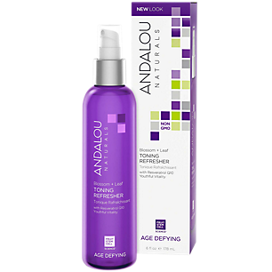 Blossom & Leaf Toning Refresher with Resveratrol Q10 for Youthful Vitality (6 Fluid Ounces)