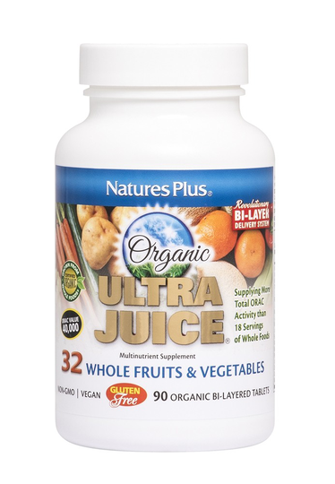 Natures Plus - Organic Ultra Juice Multrinutrient Supplement - 90 Tablets