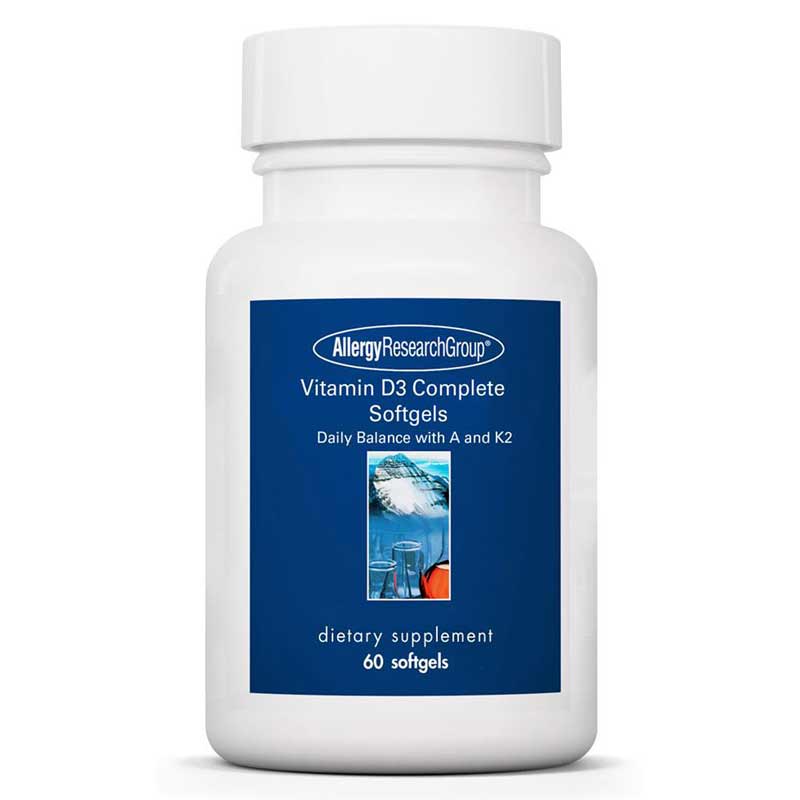 Allergy Research Group Vitamin D3 Complete Softgels 60 Softgels