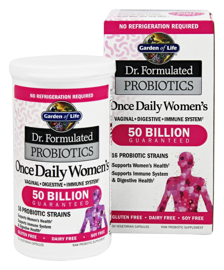 Garden of Life - Dr. Formulated Probiotics Once Daily Women's 50 Billion CFU - 30 Vegetarian Capsules