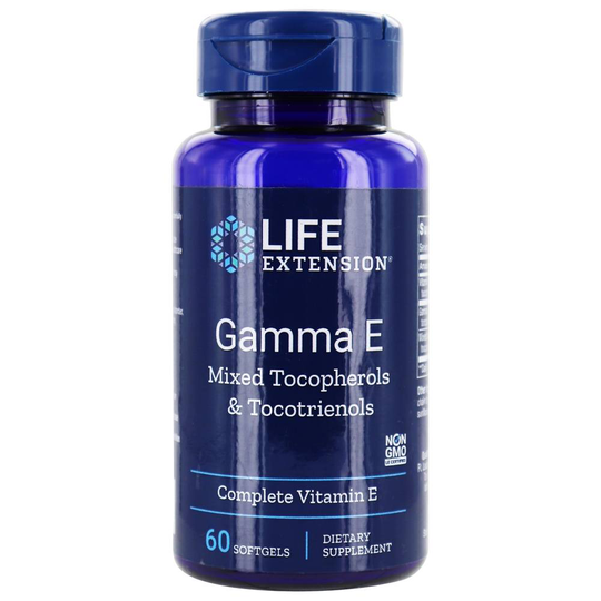 Life Extension - Gamma E Mixed Tocopherols & Tocotrienols - 60 Softgels