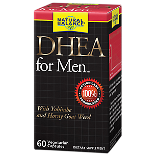 DHEA Super Hormone for Men with Yohimbe & Horny Goat Weed (60 Vegetarian Capsules)