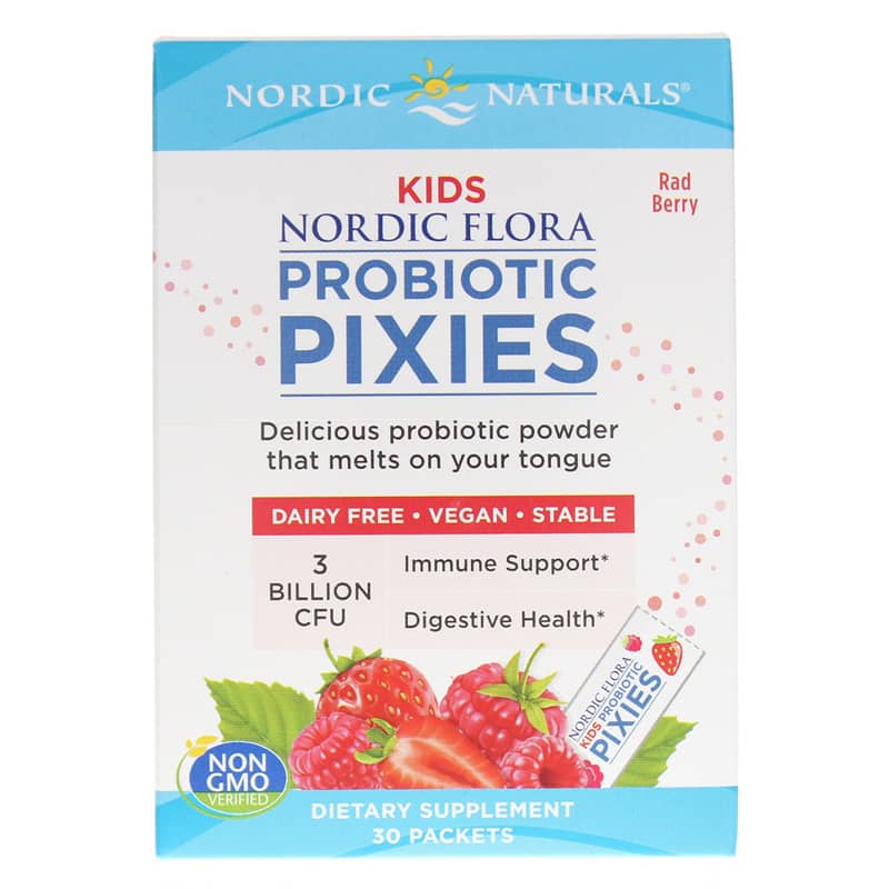 Nordic Naturals Kids Nordic Flora Probiotic Pixies 30 Packets