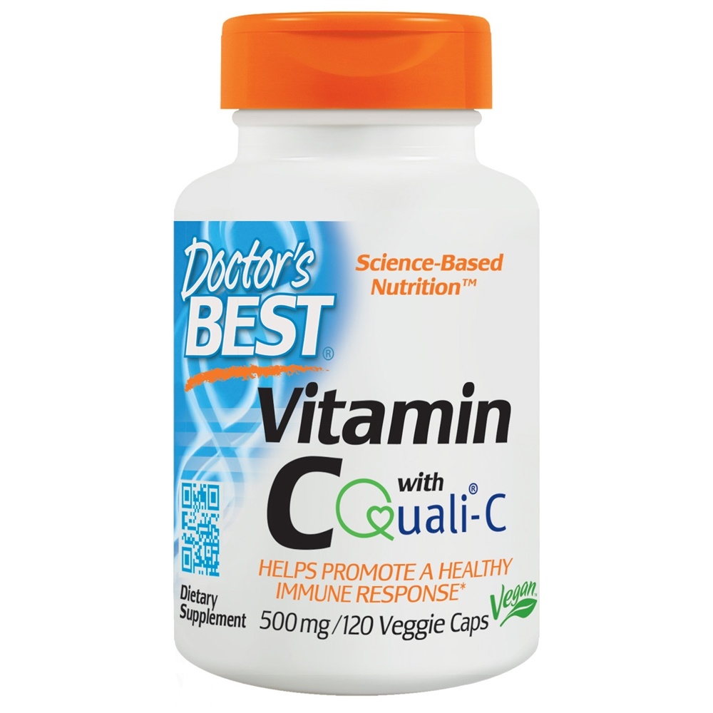 Doctor's Best - Vitamin C with Quali-C 500 mg. - 120 Vegetarian Capsules