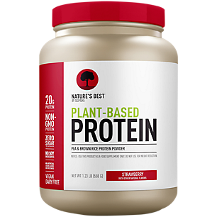 Nature's Best Plant-Based Pea & Brown Rice Protein - Strawberry (1.23 lb. / 20 Servings)