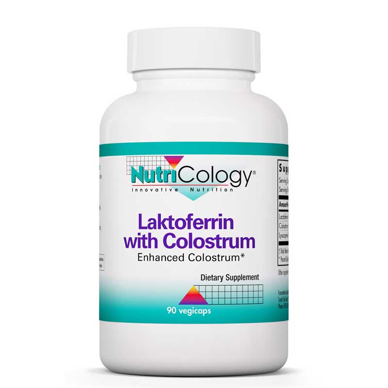 Nutricology Laktoferrin with Colostrum 90 Veg Capsules