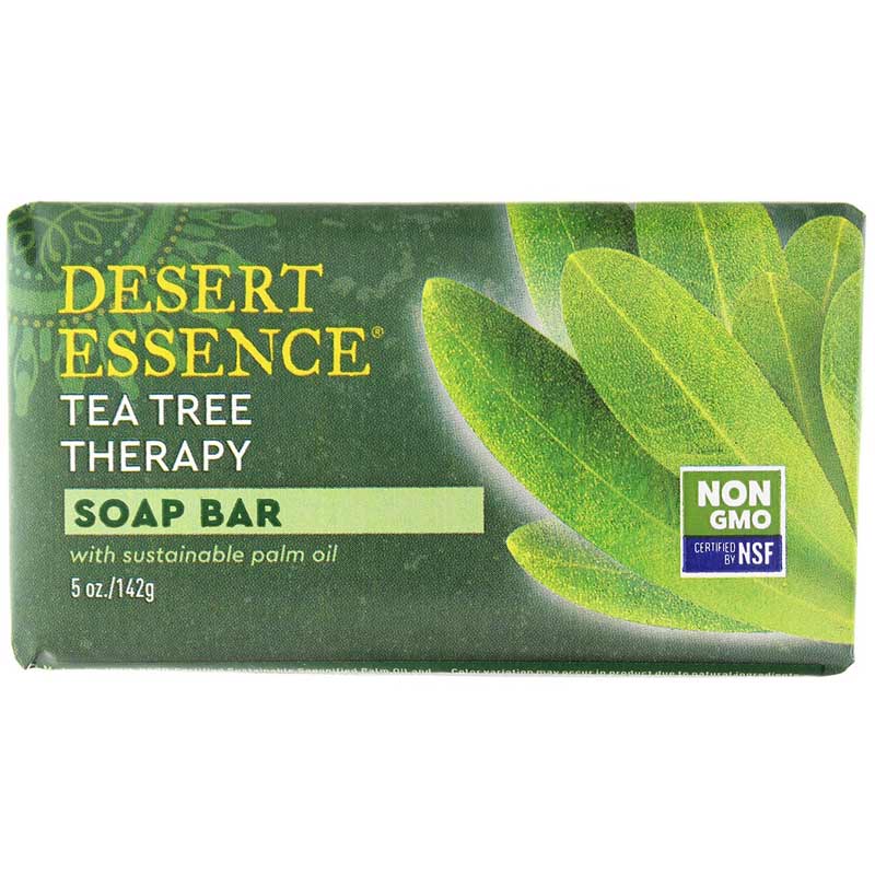 Desert Essence Cleansing Bar Tea Tree Therapy 5 Oz