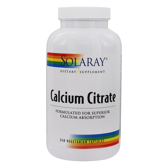 Solaray - Calcium Citrate 1000 mg. - 240 Capsules