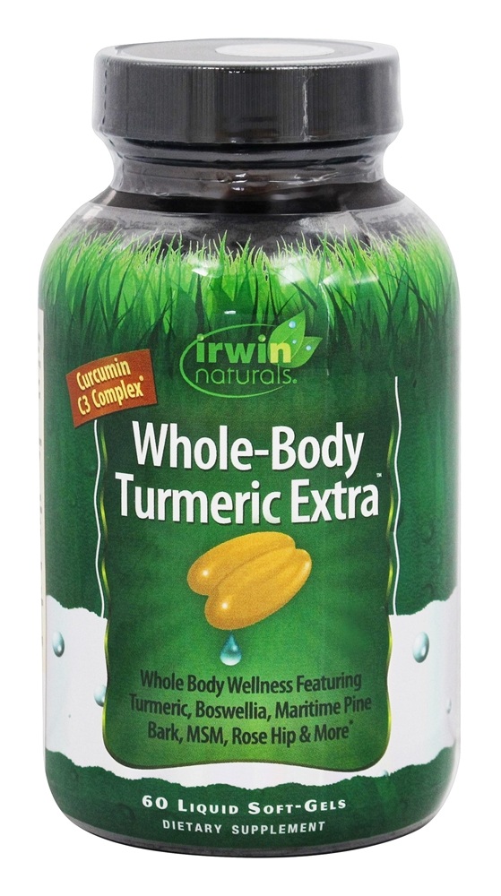 Irwin Naturals - Whole-Body Turmeric Extra - 60 Liquid Softgels