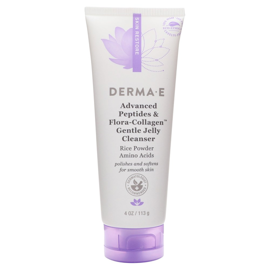 DERMA-E - Advanced Peptides & Flora-Collagen Gentle Jelly Cleanser - 4 oz.