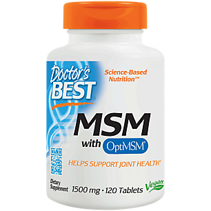 MSM for Joint Health - Vegan - 1,500 MG (120 Tablets)