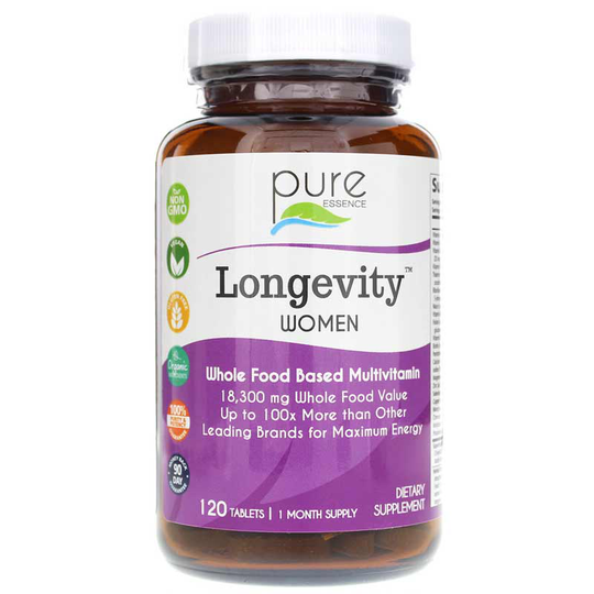 Pure Essence Labs Longevity Women Ultimate Feminine Support System 120 Tablets