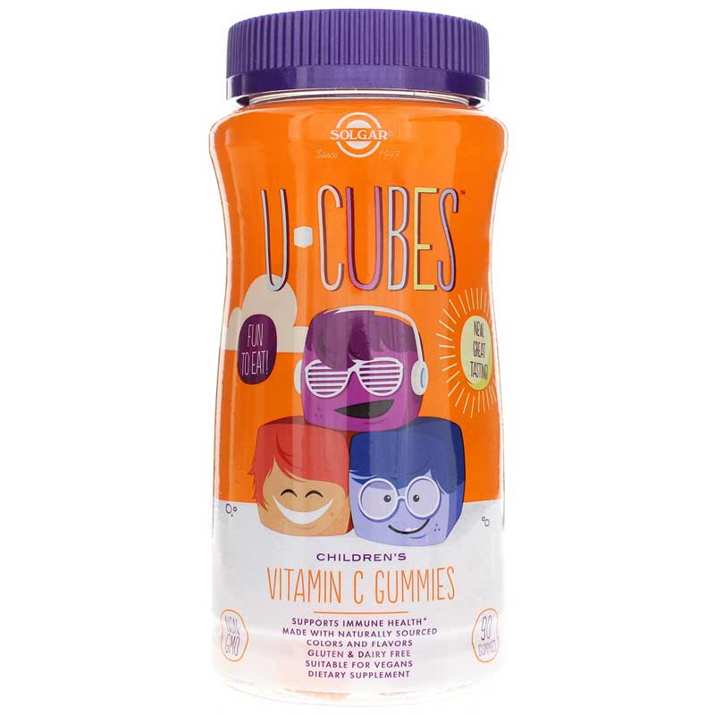 Solgar U-Cubes Children's Vitamin C Gummies 90 Gummies