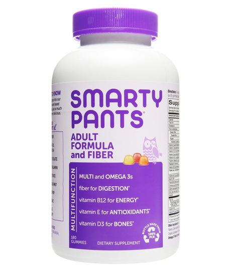 SmartyPants - Adult Complete Multivitamin and Fiber - 180 Gummies
