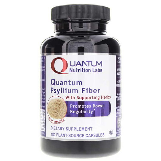 Quantum Nutrition Labs Psyllium Fiber 180 Veg Capsules