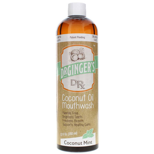 Dr. Gingers Coconut Oil Mouthwash 12 Oz