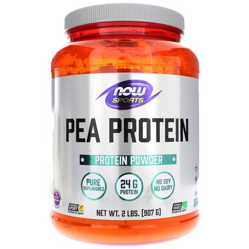 NOW Foods Pea Protein Powder Unflavored 2 Lbs
