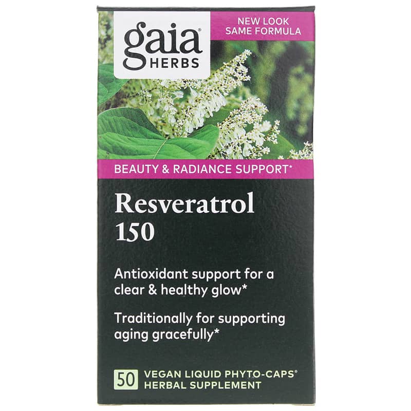 Gaia Herbs Resveratrol 150 50 Liquid Phyto Caps