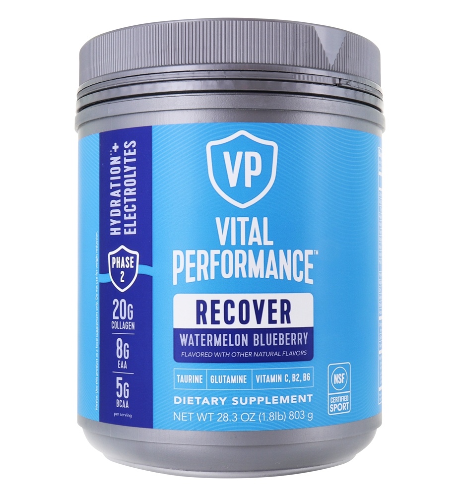Vital Proteins - Vital Performance Recover Hydration Electrolytes Powder Watermelon Blueberry - 28.3 oz.