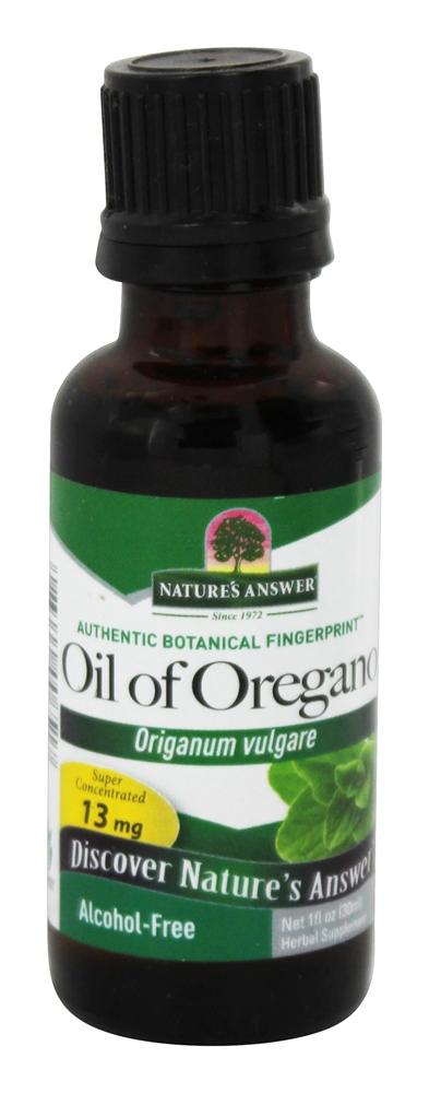 Nature's Answer - Oil Of Oregano Leaf Alcohol Free - 1 fl. oz.
