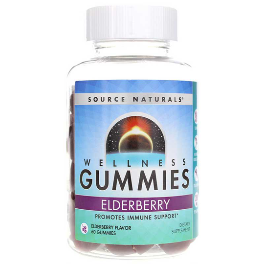 Source Naturals Wellness Gummies Elderberry 60 Gummies