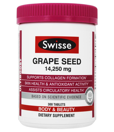 Swisse - Ultiboost Grape Seed Skin Health Antioxidant 14250 mg. - 300 Tablet(s)