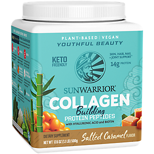 Keto Friendly Plant-Based Collagen with Hyaluronic Acid and Biotin - Salted Caramel (17.6 oz. / 20 Servings)