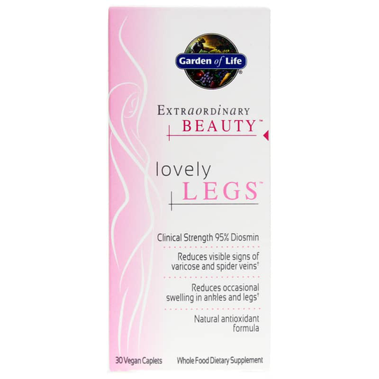 Garden of Life Extraordinary Beauty Lovely Legs 30 Veg Capsules