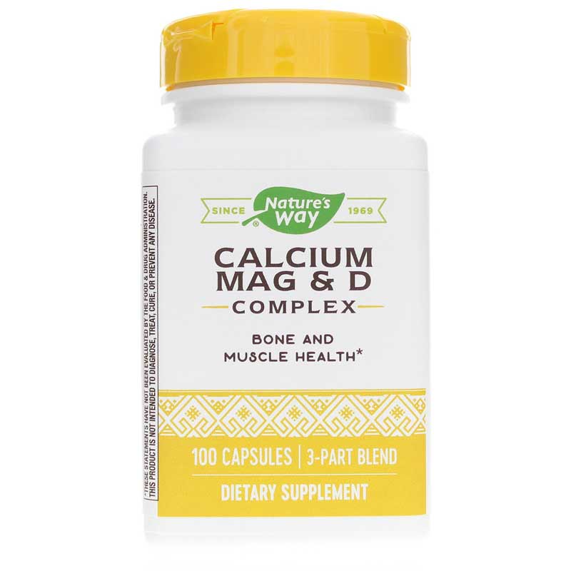 Natures Way Calcium Mag & D Complex 100 Capsules