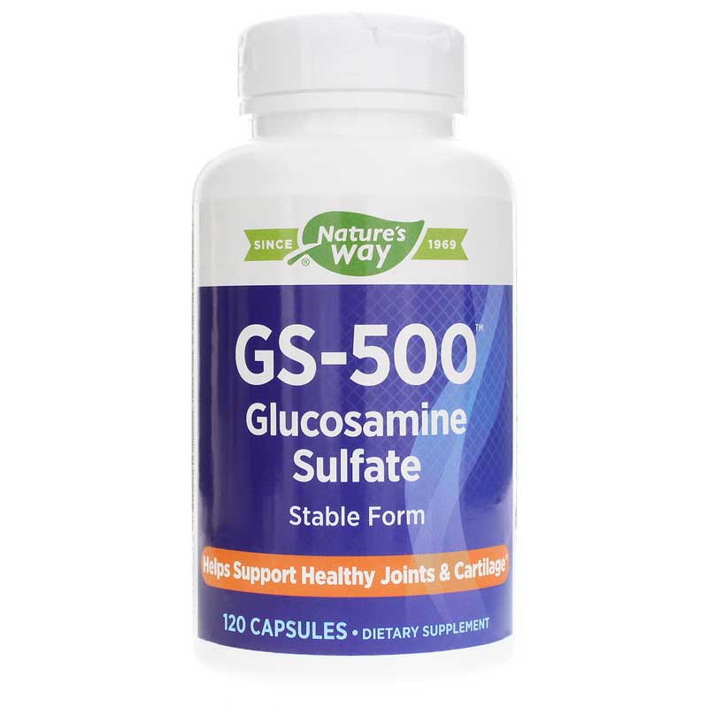 Natures Way Gs-500 Glucosamine Sulfate (Stable Form) 120 Capsules