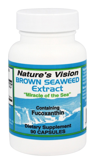Nature's Vision - Brown Seaweed Extract with Fucoxanthin - 90 Capsules