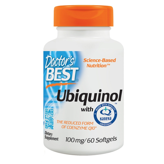 Doctor's Best - Ubiquinol featuring Kaneka's QH 100 mg. - 60 Softgels