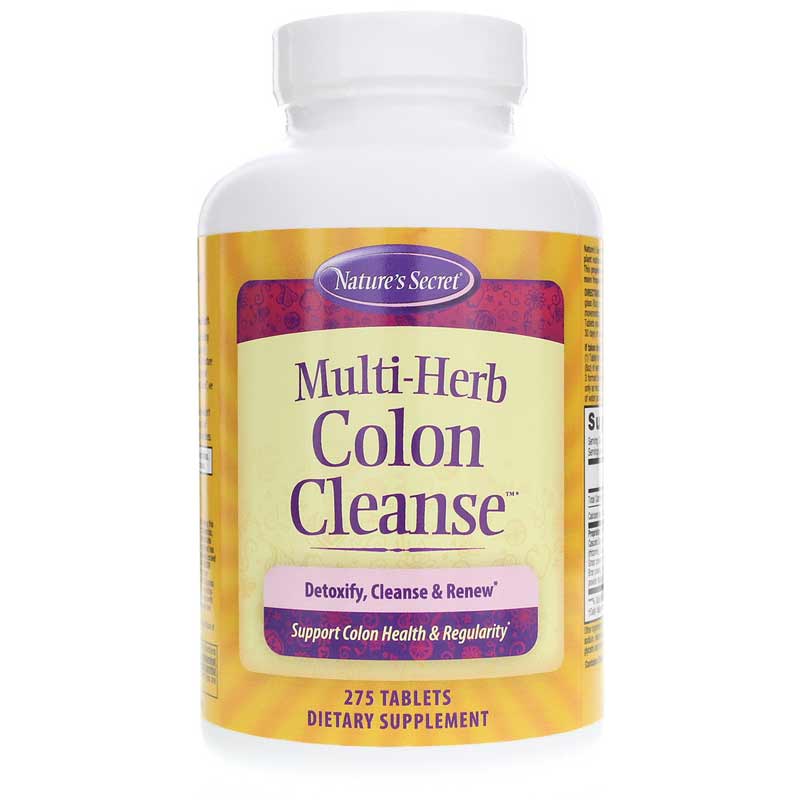 Natures Secret Multi-Herb Colon Cleanse Tablets 275 Tablets