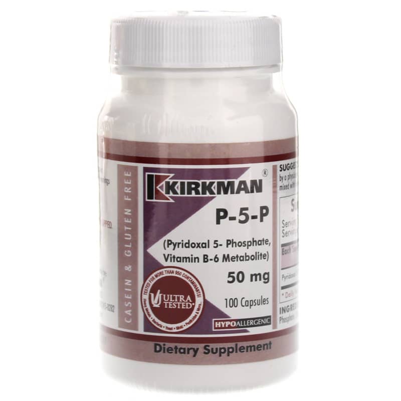 Kirkman P-5-P 50 Mg 100 Capsules