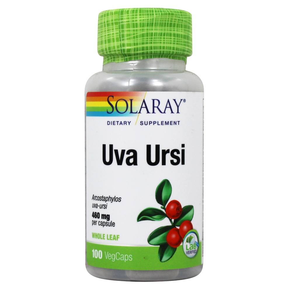 Solaray - Uva Ursi 460 mg. - 100 Vegetable Capsule(s)
