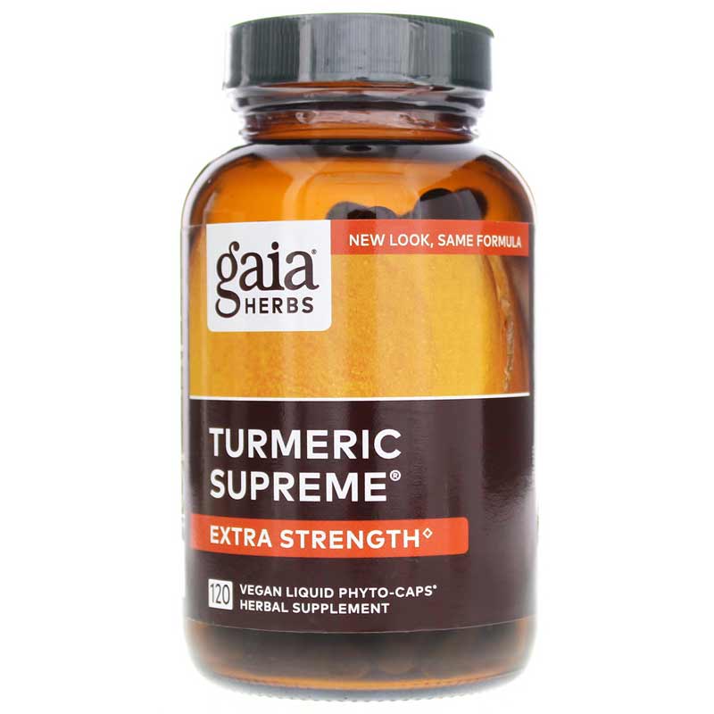 Gaia Herbs Turmeric Supreme Extra Strength 120 Liquid Phyto Caps