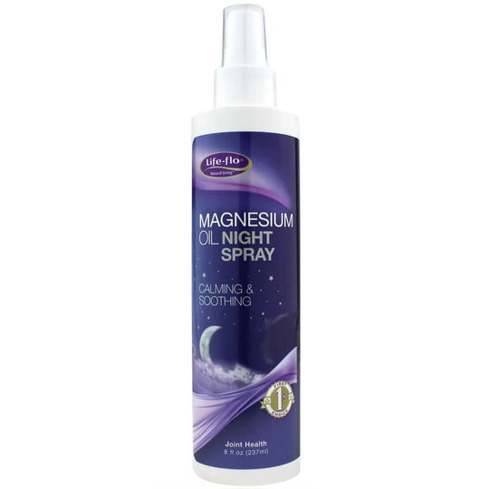 Life Flo Magnesium Oil Night Spray for Joint Health 8 Oz