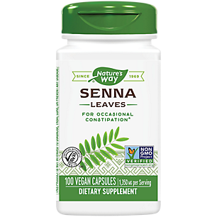 Senna Leaves - Herbal Stimulant Laxative -1,350 MG per Serving (100 Capsules)