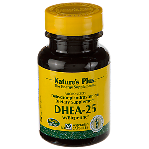 Micronized DHEA-25 with Bioperine (60 Vegetarian Capsules)